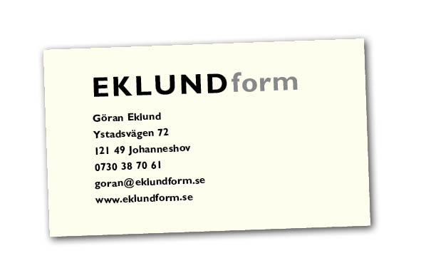 EKL Visitkort www